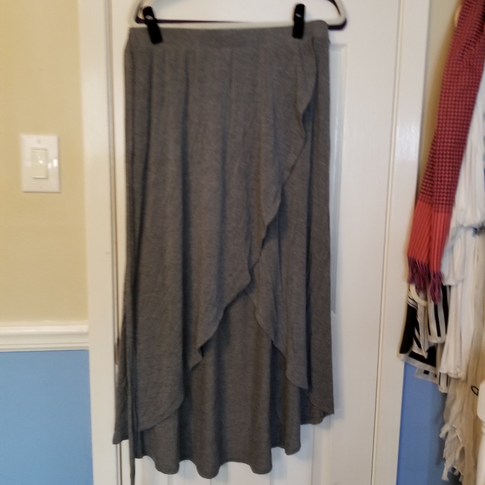 Merona asymmetrical jersey skirt